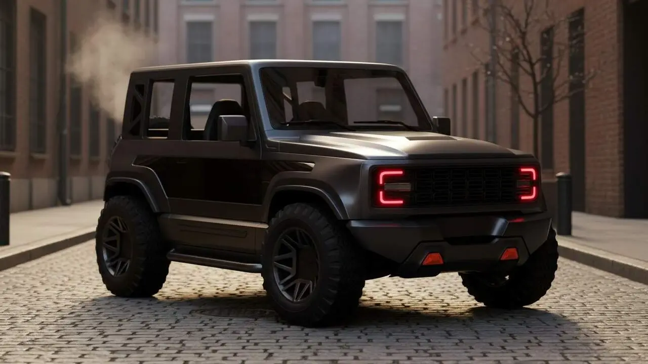  Hasbik 4x4 urb&agrave; petit amb disseny modern que supera el Suzuki Jimny en estil i preu competitiu &mdash; Imagen generada por IA 