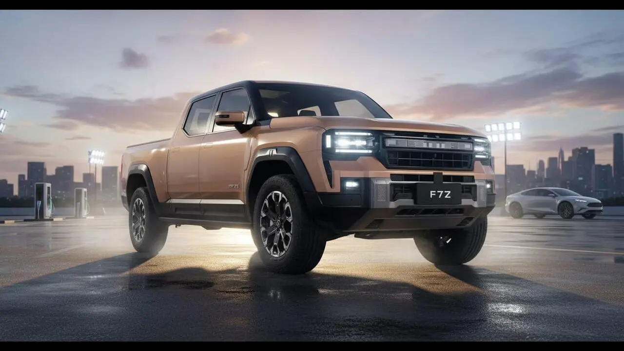  Pick up xinesa Jetour F700 PHEV amb quatre motors i 1654 CV que competeix amb Ford i RAM al mercat actual &mdash; Imagen generada por IA 