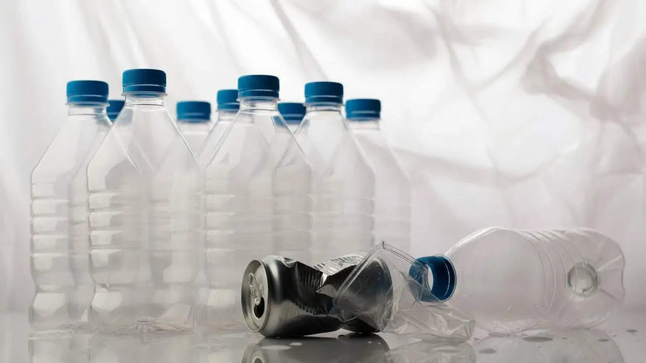  Imatge de llaunes i ampolles reciclables amb la nova normativa que obliga a pagar 10 c&egrave;ntims extra a partir de novembre &mdash; Imagen generada por IA 