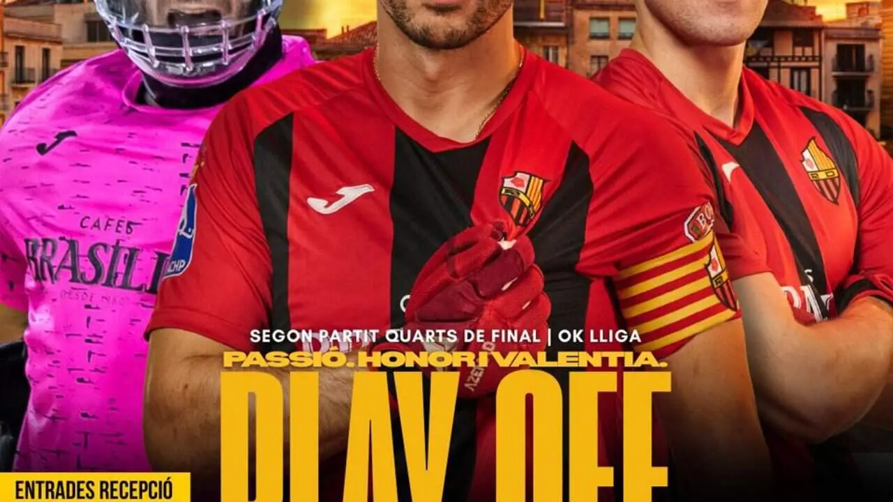 Afici&oacute; apassionada del Reus Deportiu animant a la Bombonera per guanyar la s&egrave;rie contra Calafell en l&rsquo;OK Lliga &mdash; Imagen de la Fuente 
