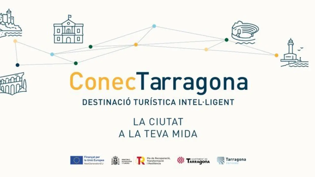 Vista panor&agrave;mica de Tarragona amb les noves webs i la imatge renovada per a la destinaci&oacute; intel&middot;ligent &mdash; Imagen de la Fuente
