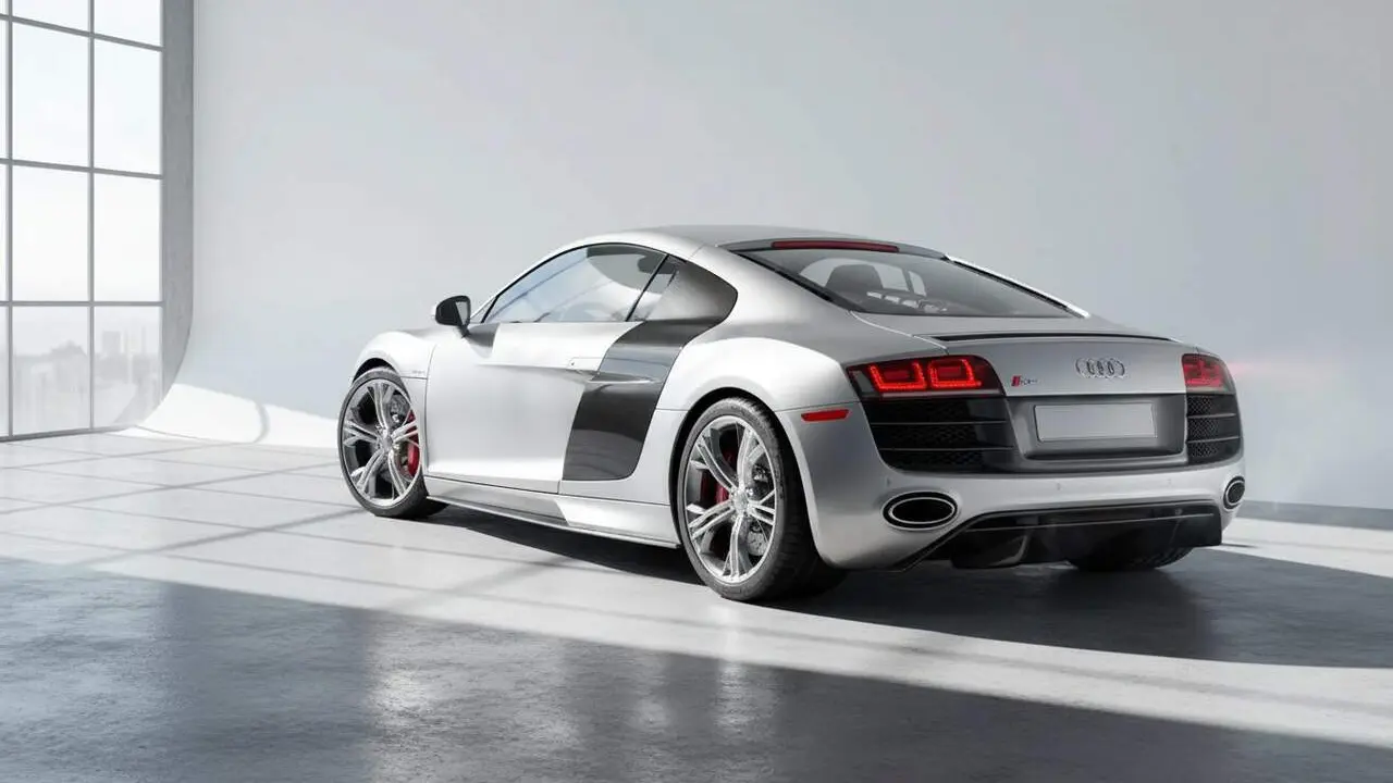  Audi R8 V12 TDI superesportiu di&egrave;sel emblem&agrave;tic que va revolucionar el sector de l&rsquo;automoci&oacute; als anys 2000 &mdash; Imagen generada por IA 