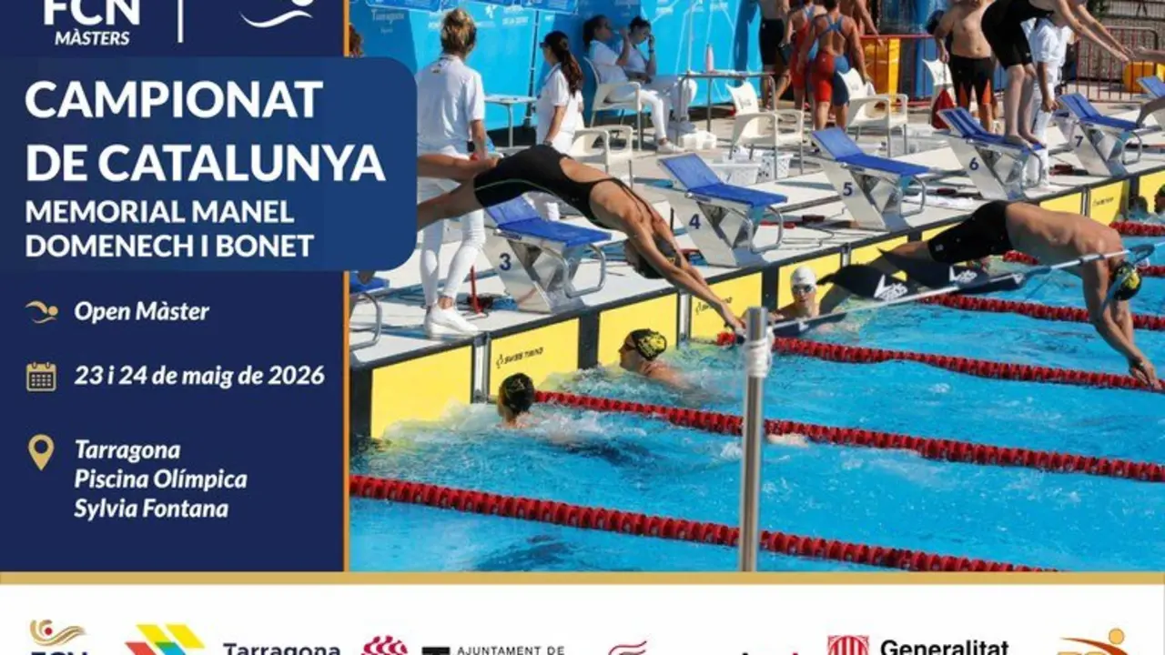  Nataci&oacute; M&agrave;sters a Tarragona amb el Campionat de Catalunya a la piscina Sylvia Fontana de l&rsquo;Anella Mediterr&agrave;nia &mdash; Imagen de la Fuente 