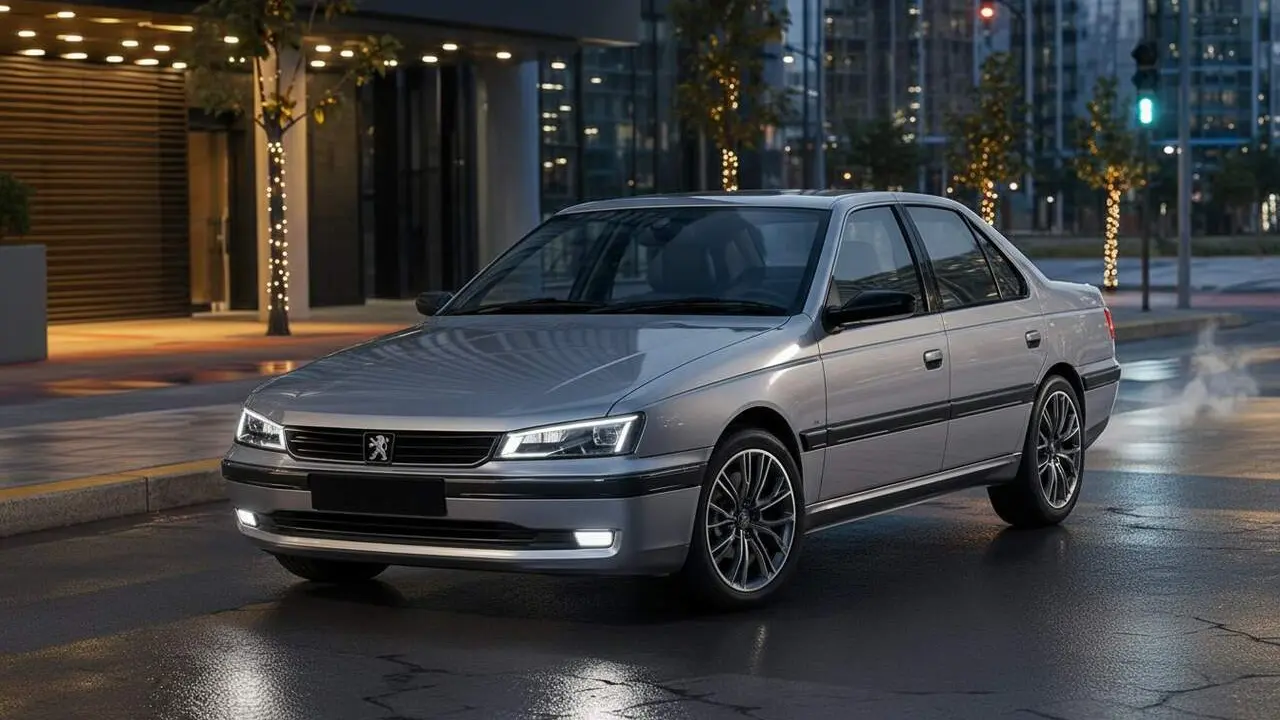  El retorn futurista del Peugeot 405 2027 amb disseny modern i nost&agrave;lgic que sorpr&egrave;n els amants dels cl&agrave;ssics &mdash; Imagen generada por IA 