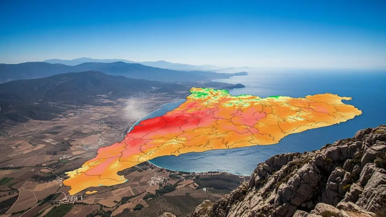  Temperatures extremes a Tarragona amb puntes de 35 graus aquest diumenge a Ponent i interior &mdash; Imagen generada por IA 