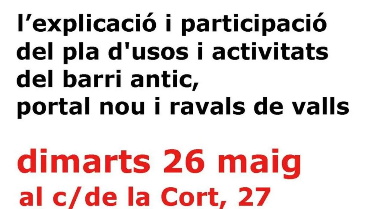  Pla Especial Urban&iacute;stic de Valls per equilibrar activitat comercial i habitatge al Centre Hist&ograve;ric &mdash; Imagen de la Fuente 