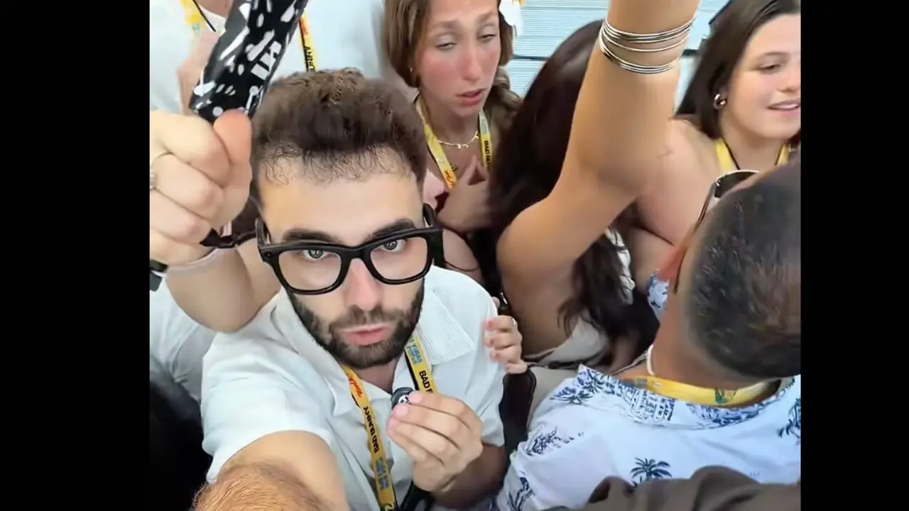 Organitzaci&oacute; i problemes a la zona VIP del concert de Bad Bunny a Barcelona &mdash; Imagen Tik Tok @jordiferrandez