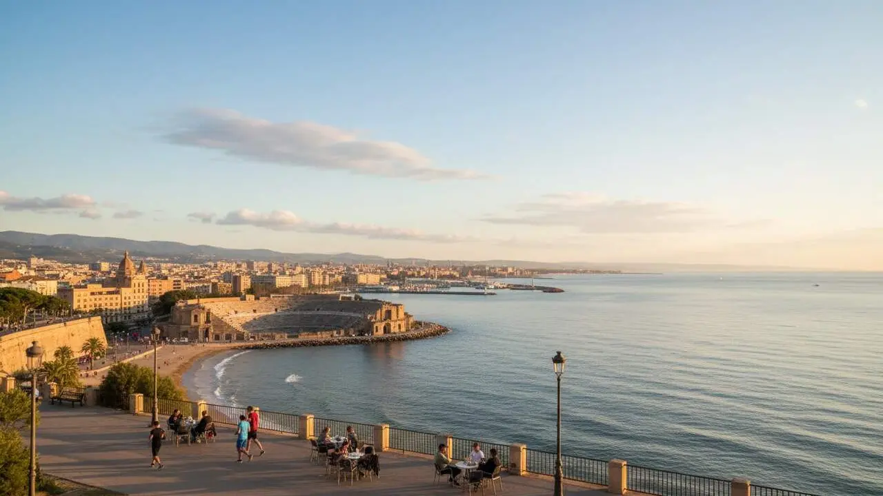  Mat&iacute; assolellat amb alguns n&uacute;vols i temperatura fresca al litoral de Tarragona el 30 de maig &mdash; Imagen generada por IA 