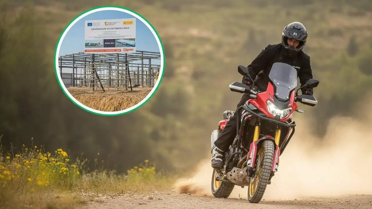  Nova f&agrave;brica de Rieju a Catalunya impulsa la fabricaci&oacute; local de motos amb tradici&oacute; espanyola a Girona &mdash; Imagen generada por IA 