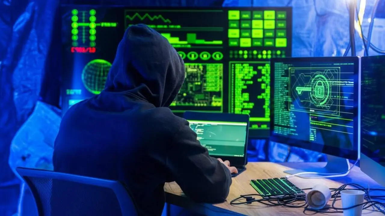  Imatge destacada de la Deep Web mostrant l&rsquo;acc&eacute;s restringit i la seguretat digital amb invitacions personals &mdash; Imagen generada por IA 