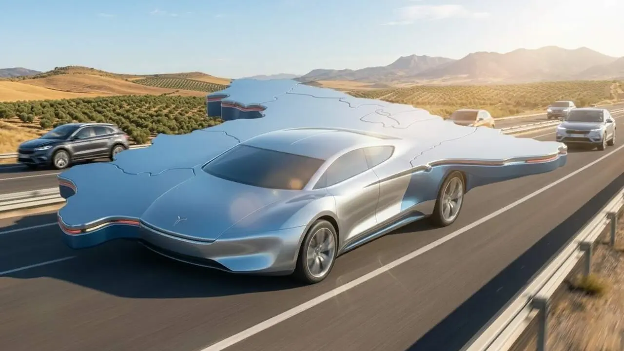  F&agrave;briques i llan&ccedil;aments de cotxes nous impulsen Espanya com a possible Detroit europeu del sector automobil&iacute;stic &mdash; Imagen generada por IA 