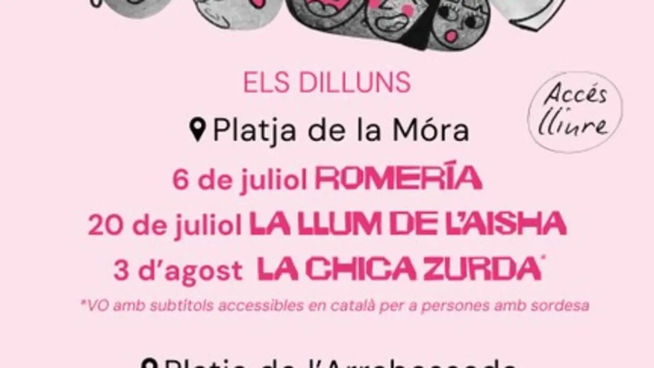  Programaci&oacute; de Cinema Lliure a la Platja 2024 amb sis projeccions a Tarragona entre juliol i agost &mdash; Imagen de la Fuente 