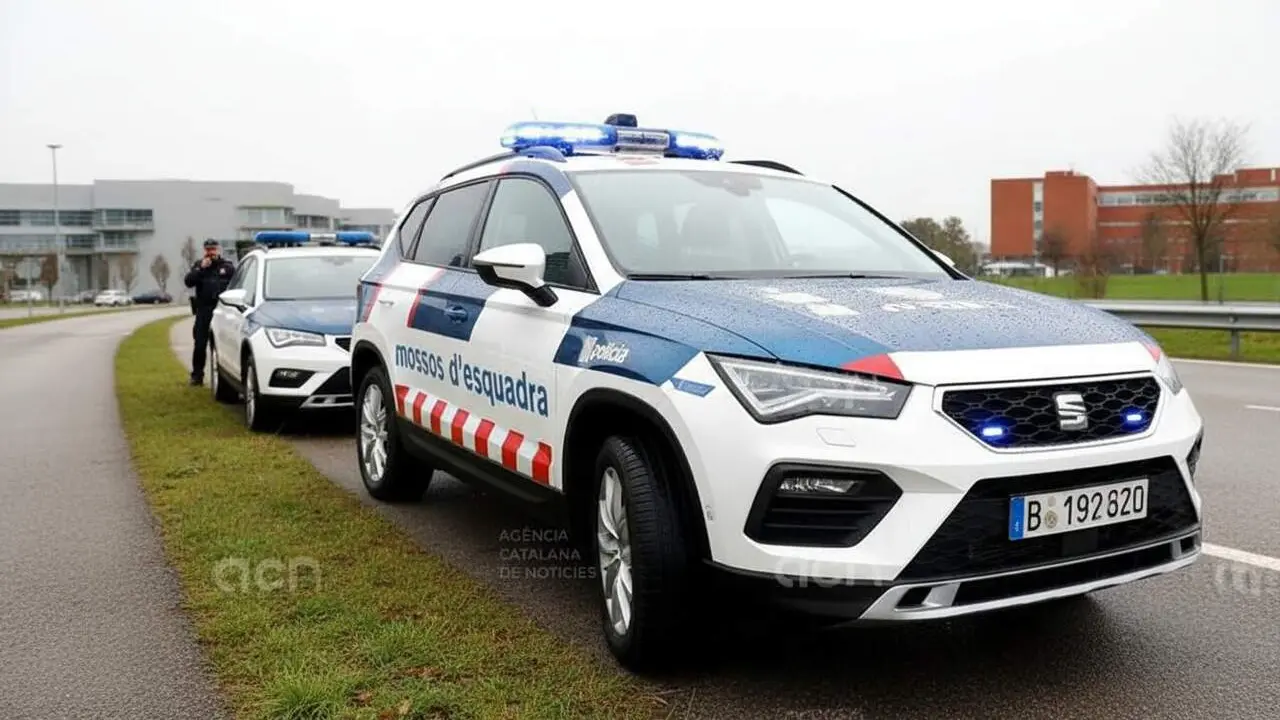 Accident mortal de motorista a la R&agrave;pita en una sortida de via al quil&ograve;metre 1 amb novetats i precaucions de tr&agrave;nsit &mdash; Imagen generada por IA