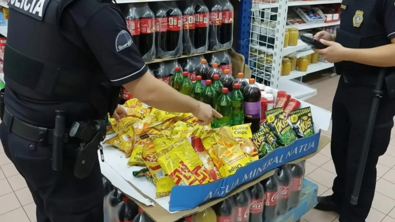  Supermercat a L'Hospitalet denunciat per vendre menjar caducat i no mostrar preus dels productes de forma clara &mdash; Imagen generada por IA 