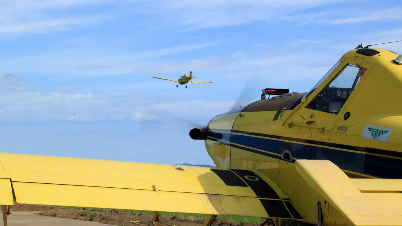 Tractament per eliminar larves en 2000 hect&agrave;rees del Delta de l'Ebre amb equips especialitzats &mdash; Imagen de la Fuente