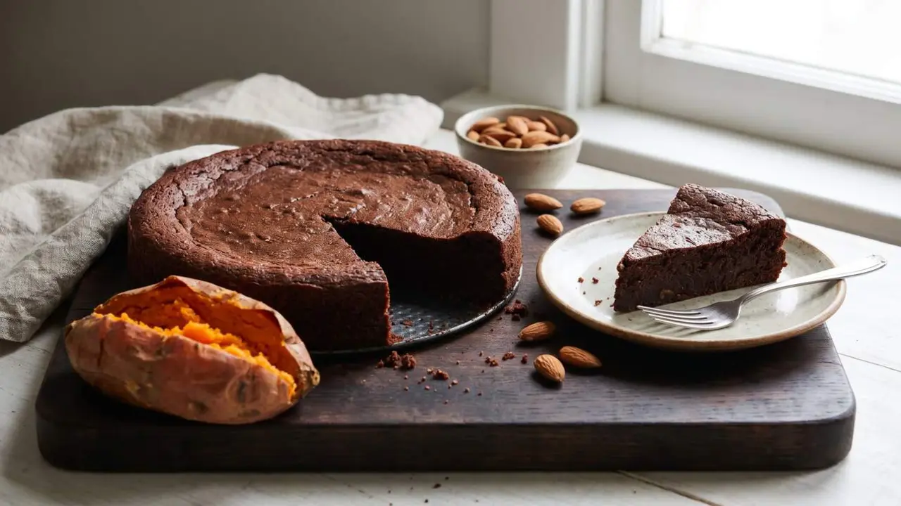  Panqu&eacute; de xocolata i ametlles saludable fet sense farina ni forn amb recepta casolana f&agrave;cil i deliciosa &mdash; Imagen generada por IA 