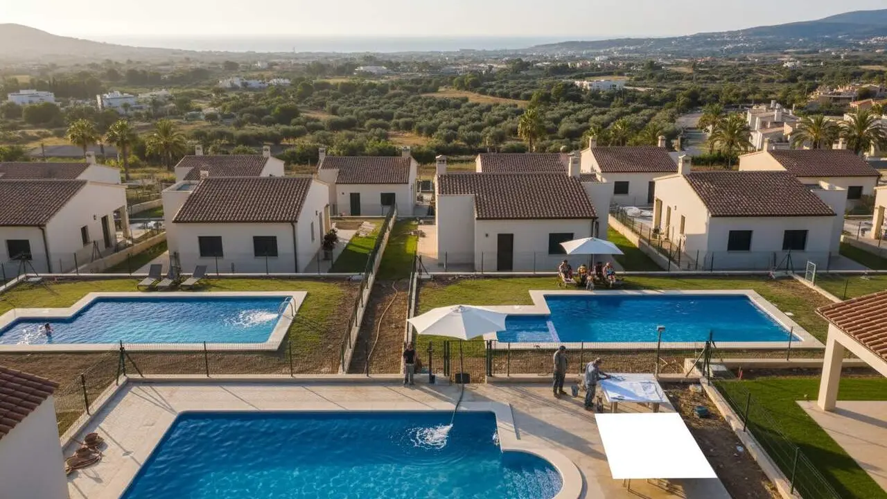 Construcci&oacute; de piscines privades al Camp de Tarragona creix un 70% el 2026 amb tend&egrave;ncies i avantatges destacats &mdash; Imagen generada por IA