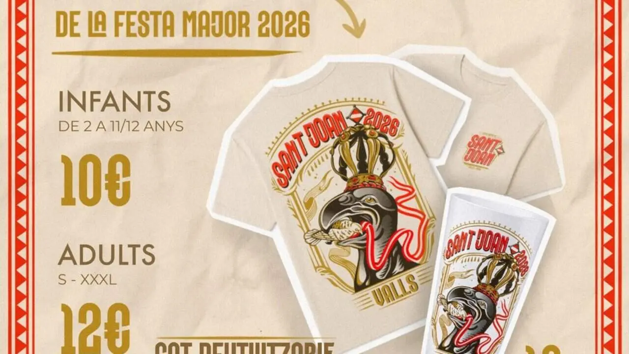  Samarreta i got oficials de la Festa Major de Sant Joan a la venda a partir del 17 de juny a l&rsquo;Oficina de Turisme i llocs centrals &mdash; Imagen de la Fuente 