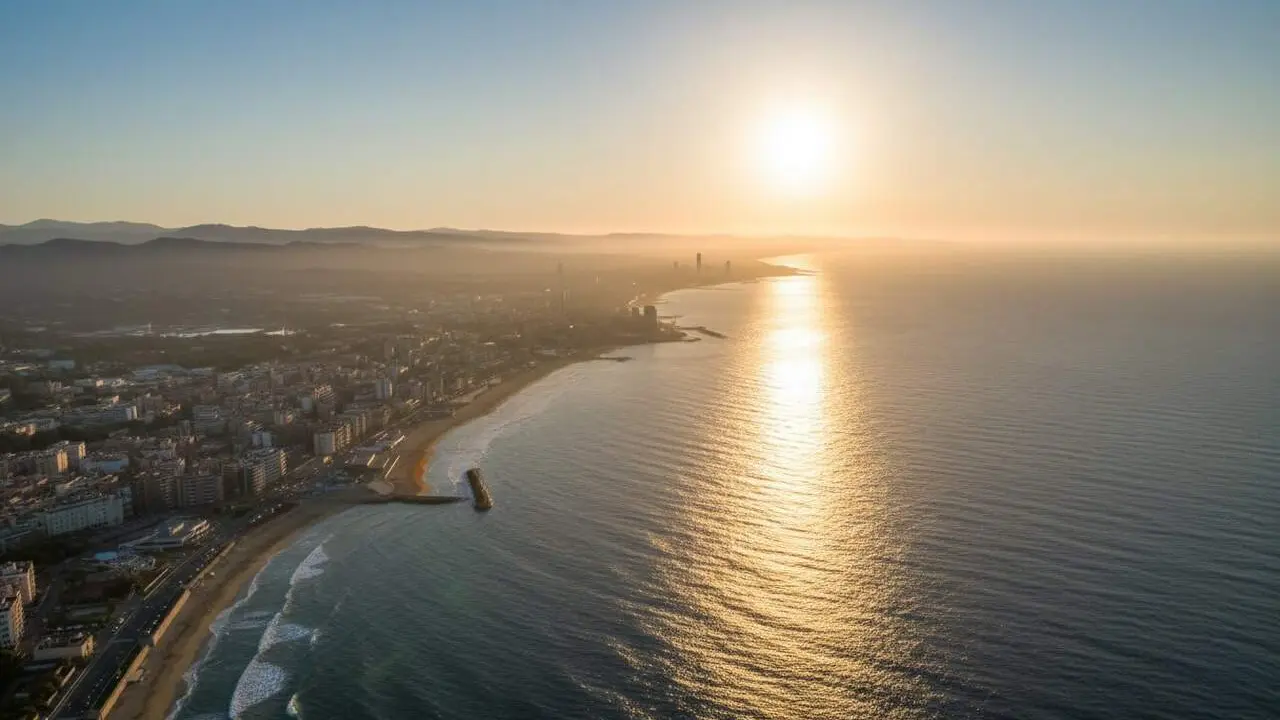  Temperatures r&egrave;cord a Tarragona amb m&eacute;s de 25 &ordm;C al mat&iacute; i previsi&oacute; de 36 &ordm;C de m&agrave;xima avui &mdash; Imagen generada por IA 