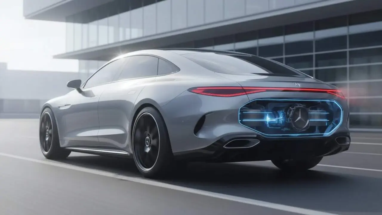  Motor el&egrave;ctric de flux axial de Mercedes amb 1.000 cavalls que revoluciona el rendiment i la pot&egrave;ncia dels cotxes el&egrave;ctrics &mdash; Imagen generada por IA 