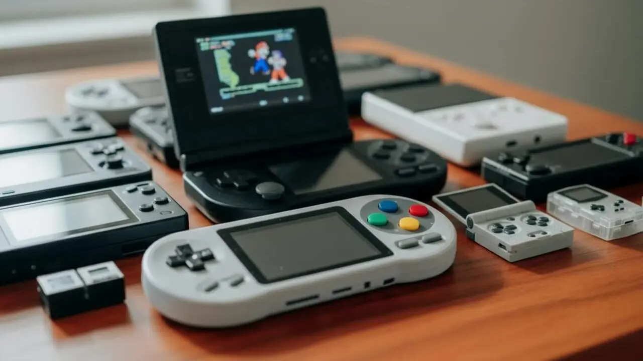  Les millors 7 consoles retro port&agrave;tils per gaudir de Super Mario i Street Fighter a qualsevol lloc &mdash; Imagen generada por IA 