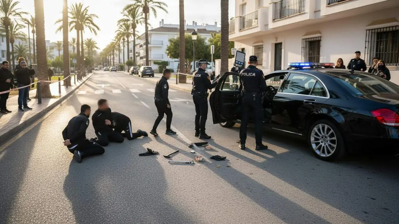 Detinguts a Cambrils per robatori amb for&ccedil;a utilitzant un inhibidor de senyal per evitar alarmes &mdash; Imagen generada por IA 