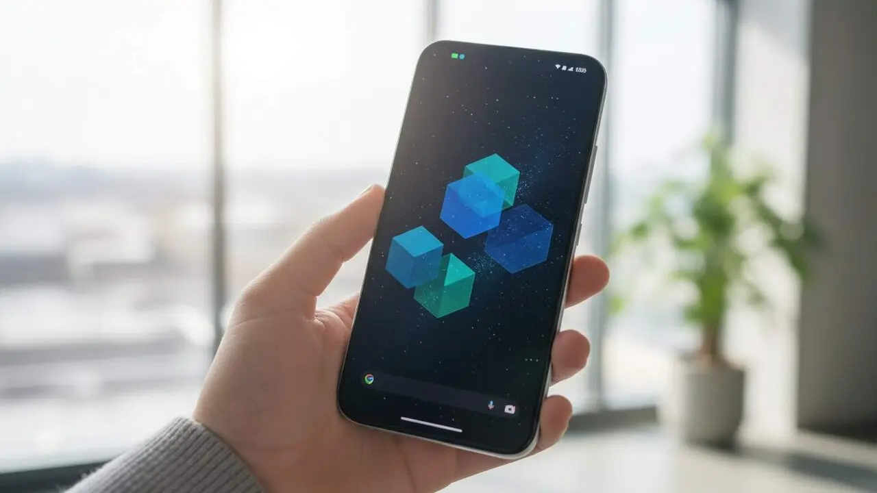 Android 17 ja disponible per a m&eacute;s de 20 models de m&ograve;bils amb guia d'actualitzaci&oacute; f&agrave;cil i r&agrave;pida &mdash; Imagen generada por IA 
