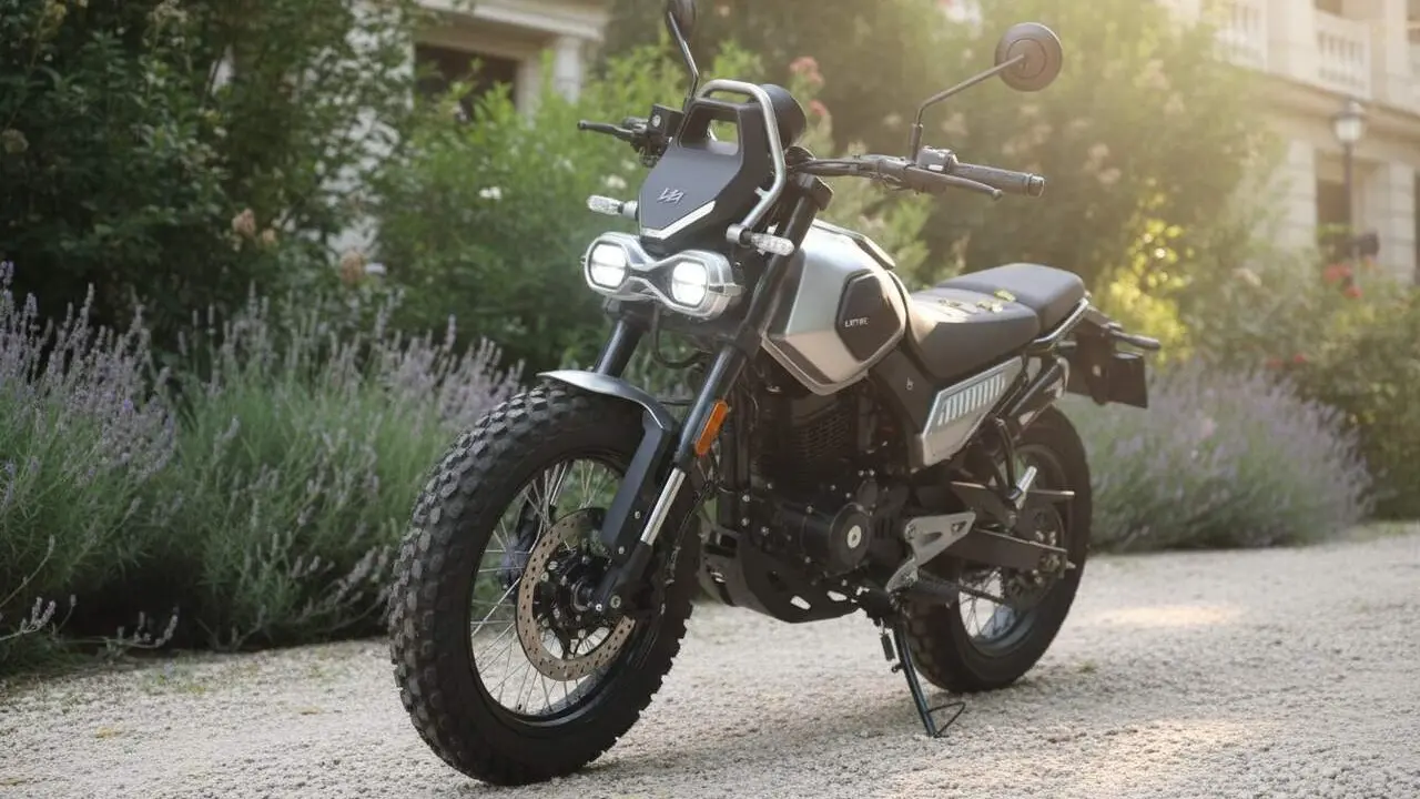  Letbe Flygon 220 moto trail campera ideal per a aventures a l&rsquo;aire lliure aquest juny amb m&agrave;xima fiabilitat &mdash; Imagen generada por IA 