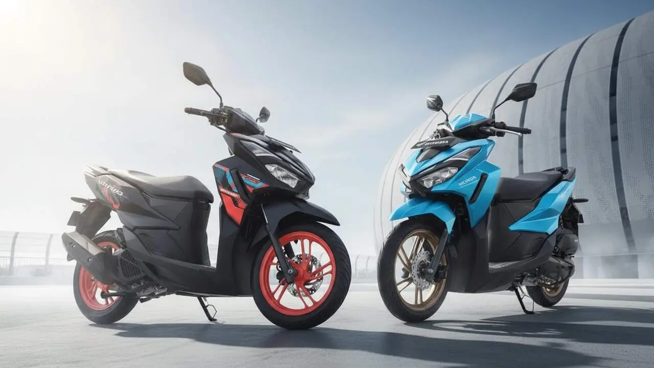  Imatge del nou scooter esportiu Honda Vario 125 2026 ideal per a conductors sense carnet amb estil i rendiment superior &mdash; Imagen generada por IA 