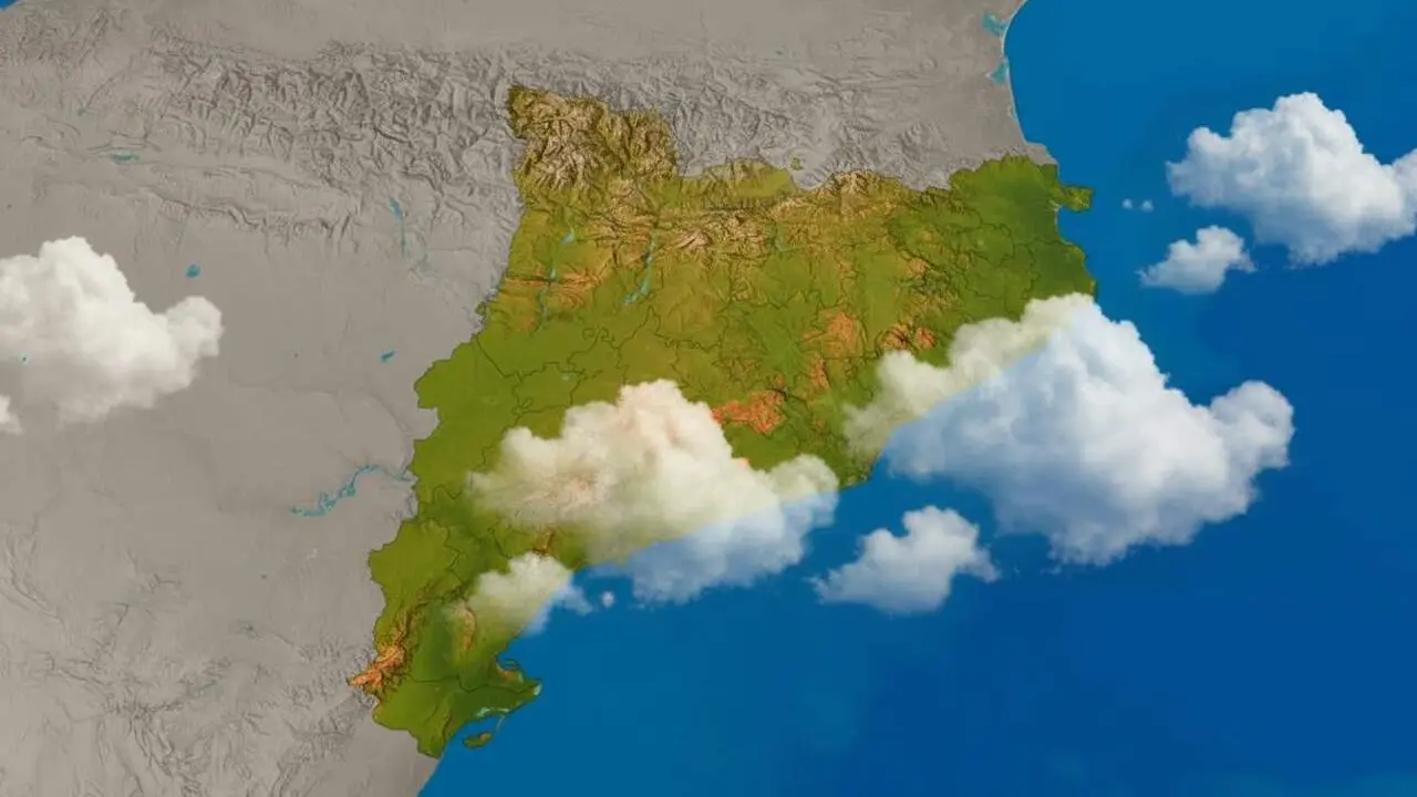  Calor intensa a Tarragona amb temperatures m&agrave;ximes de 35 graus a l'interior i n&uacute;vols a la tarda &mdash; Imagen generada por IA 