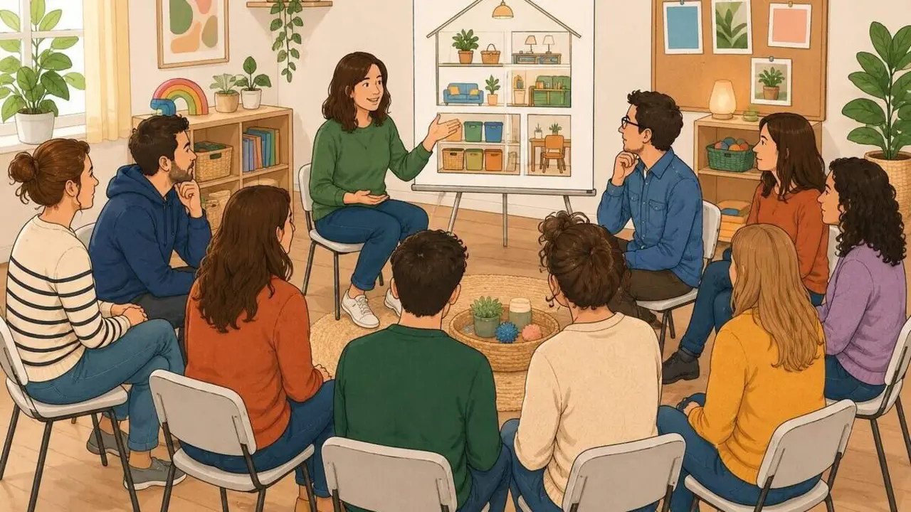  Grup de suport per a fam&iacute;lies amb infants dins de l'espectre autista a Valls amb organitzaci&oacute; sensorial de la llar &mdash; Imagen de la Fuente 