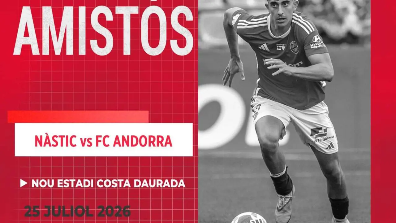 N&agrave;stic de Tarragona es prepara per a la pretemporada 2026/2027 amb un amist&oacute;s contra l&rsquo;FC Andorra al Nou Estadi Costa Daurada &mdash; Imagen de la fuente