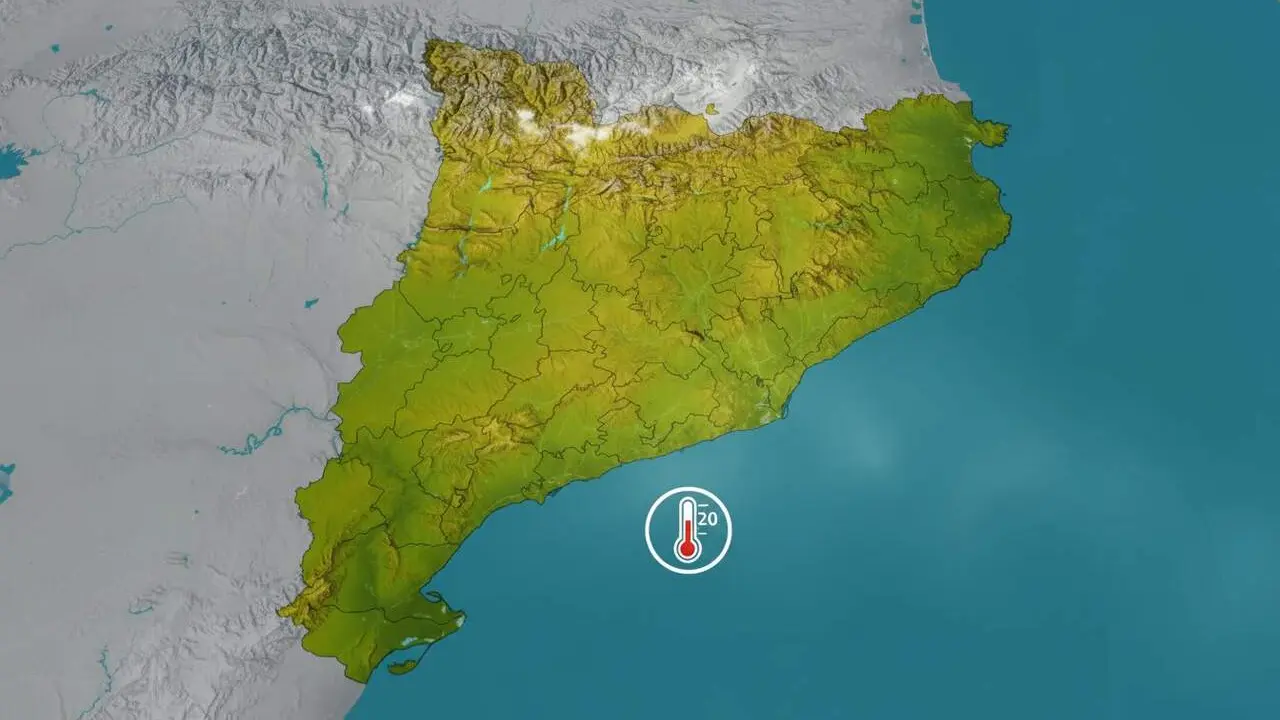 Tarragona aquest dissabte amb temperatures suaus per sobre dels 20 graus al litoral i zones interiors en jornades d&rsquo;estiu &mdash; Imagen generada por IA 