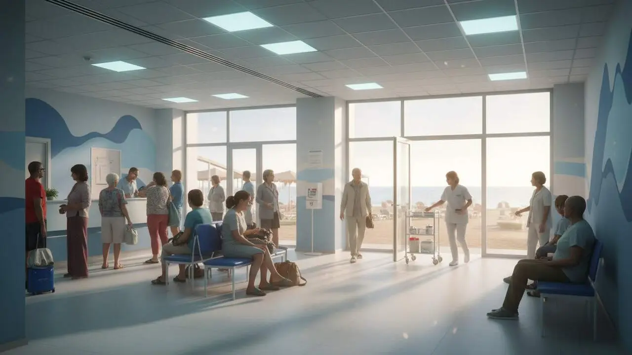  CAP de la costa amb plantilles insuficients afronten l&rsquo;augment de poblaci&oacute; durant l&rsquo;estiu amb reptes sanitaris &mdash; Imagen generada por IA 