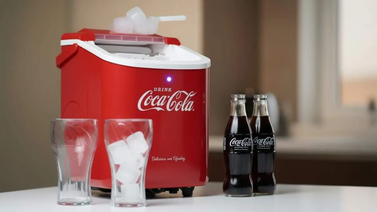  M&agrave;quina de gel port&agrave;til Coca-Cola de Lidl de 8 quilos perfecta per a l&rsquo;estiu i festes a l&rsquo;aire lliure &mdash; Imagen generada por IA 