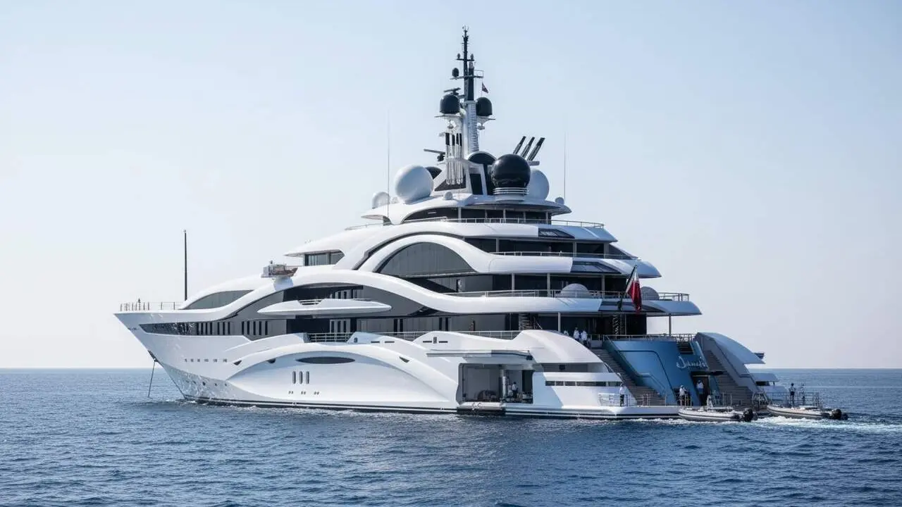  Renovaci&oacute; luxosa del megaiot de l'emir de Qatar amb una pintura valorada en 13 milions d'euros i una inversi&oacute; total de 35 milions &mdash; Imagen generada por IA 