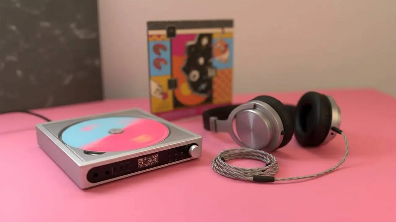 FiiO DM15 R2R reproduint vinils amb qualitat sonora excepcional per a audi&ograve;fils i col&middot;leccionistes de discs &mdash; Imagen generada por IA 
