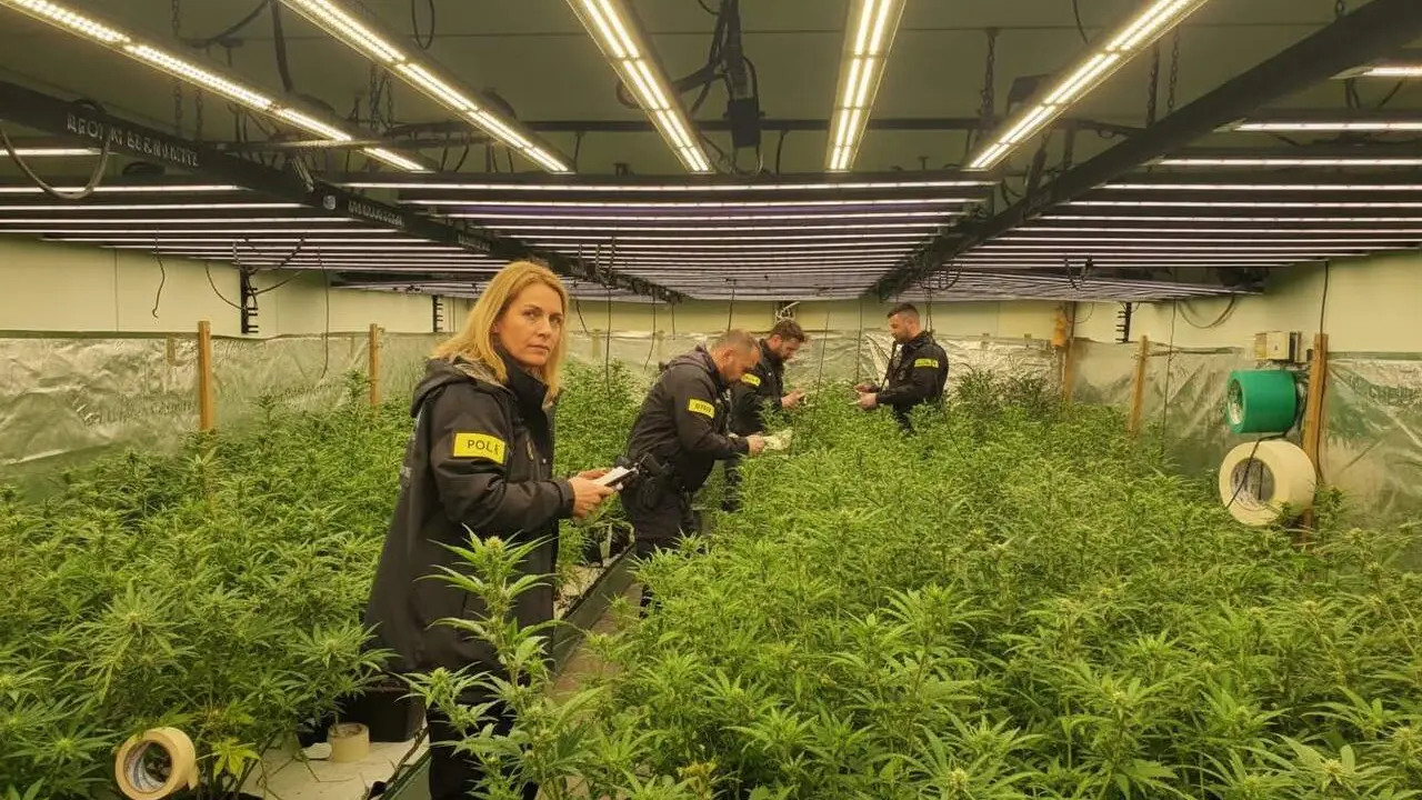  Desarticulat entramat criminal a Cabra del Camp amb 14 detinguts i 12 plantacions desmantellades en operaci&oacute; policial intensa &mdash; Imagen generada por IA 