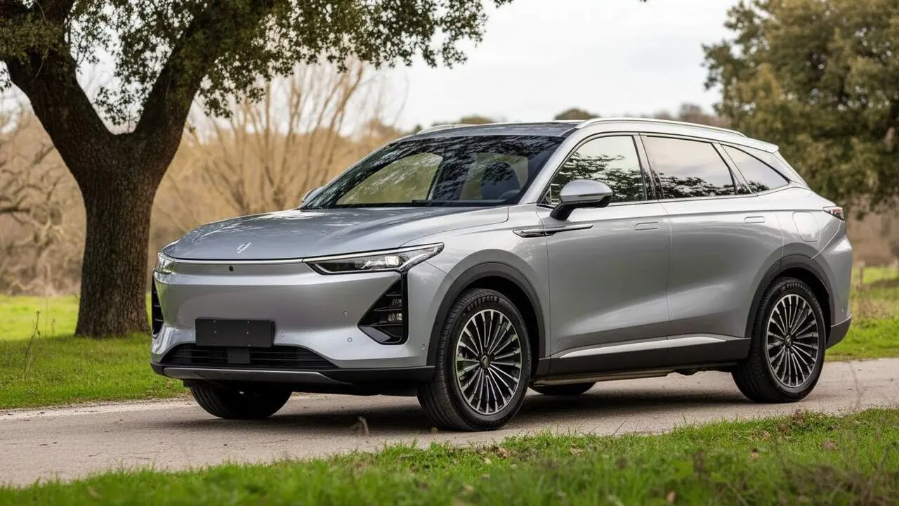  Omoda 9 SUV h&iacute;brid destacat per innovaci&oacute; i efici&egrave;ncia a Espanya el 2026 amb tecnologia avan&ccedil;ada i disseny atractiu &mdash; Imagen generada por IA 