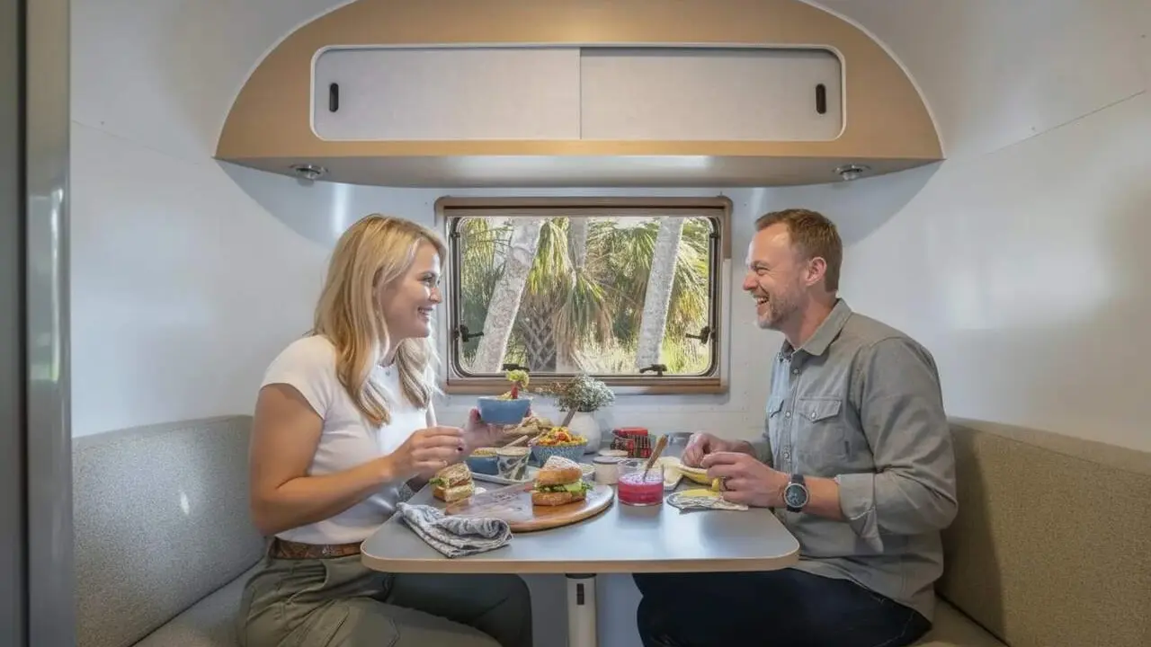  Nova caravana Airstream World Traveler 17RB amb avantatges innovadors que transformen l'experi&egrave;ncia del caravaning &mdash; Imagen generada por IA 