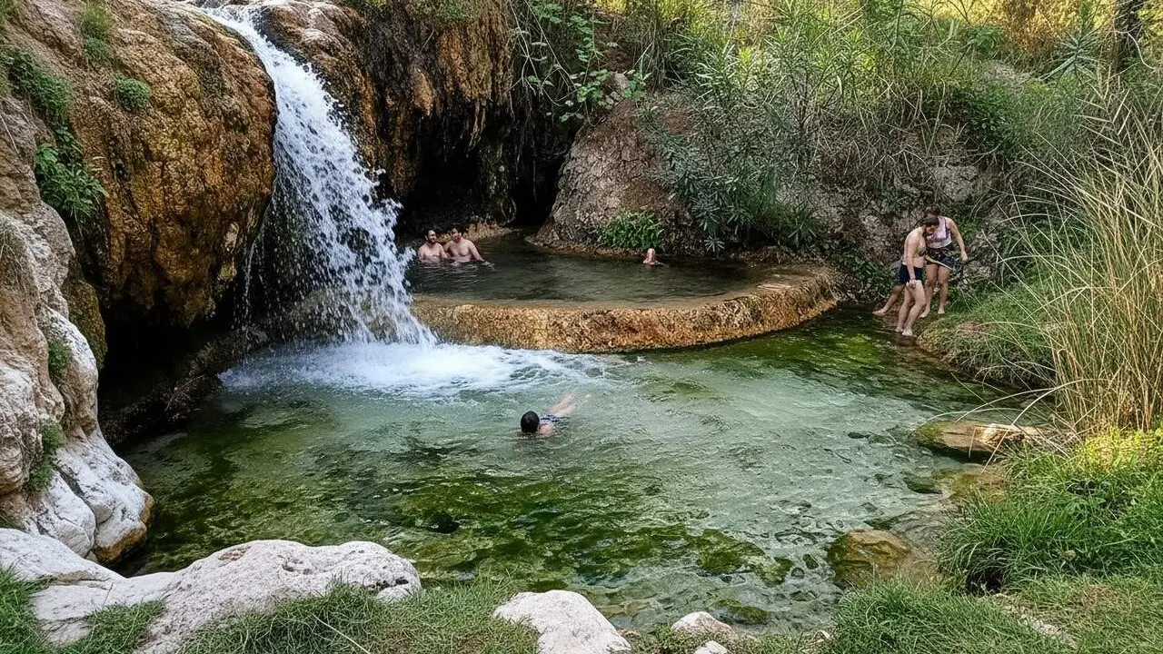  Els millors racons termals amagats a Granada a menys de dues hores de M&agrave;laga per relaxar-se i gaudir &mdash; Imagen generada por IA 