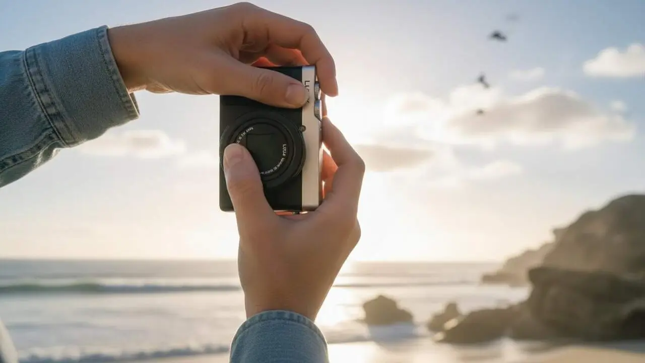  C&agrave;mera Panasonic Lumix DC-TZ99 amb tecnologia avan&ccedil;ada i oferta exclusiva al mercat fotogr&agrave;fic actual &mdash; Imagen generada por IA 