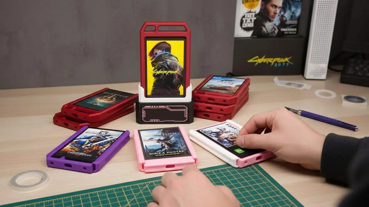  Cartutxos retro personalitzats per a la biblioteca de Steam amb projecte DIY &uacute;nic i innovador per a jugadors digitals &mdash; Imagen generada por IA 