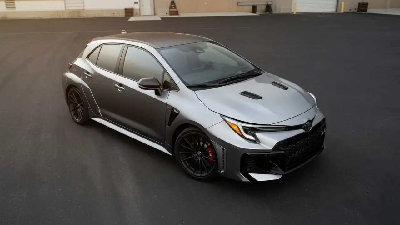  Toyota GR Corolla 2026 amb millores clau en velocitat, rendiment i resist&egrave;ncia per a aficionats al m&oacute;n esportiu &mdash; Imagen generada por IA 