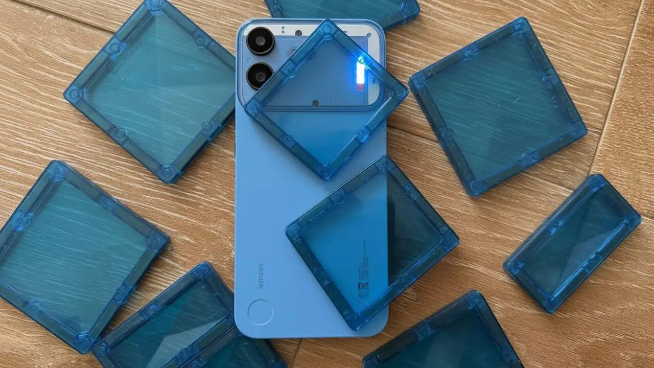  El disseny innovador del Nothing Phone 4b destaca amb caracter&iacute;stiques avan&ccedil;ades a un preu assequible per sota de 330 euros &mdash; Imagen generada por IA 