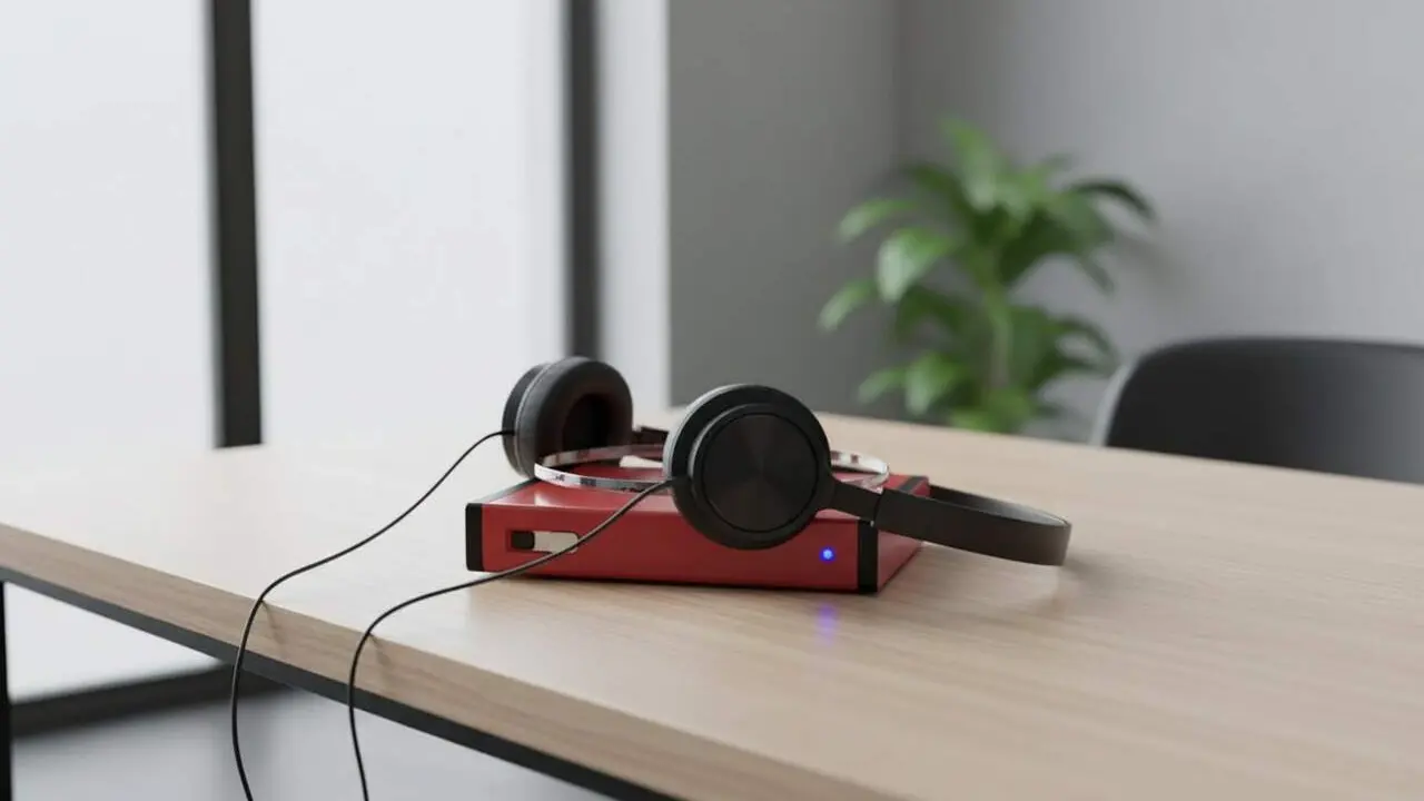  Reproductor de casete port&agrave;til d'Energy Sistem amb Bluetooth i bateria recarregable per a un so retro modern &mdash; Imagen generada por IA 