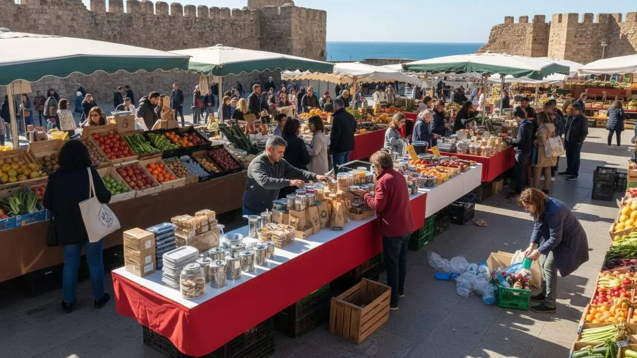  La Uni&oacute; Europea prohibeix els envasos monodosi de pl&agrave;stic d&rsquo;un sol &uacute;s a Tarragona a partir del 2030 amb noves restriccions als PFAS &mdash; Imagen generada por IA 