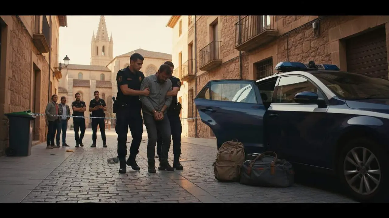  Home de 42 anys detingut a Tortosa amb identitat falsa i buscat per Interpol per assalts a empreses a Castell&oacute; &mdash; Imagen generada por IA 