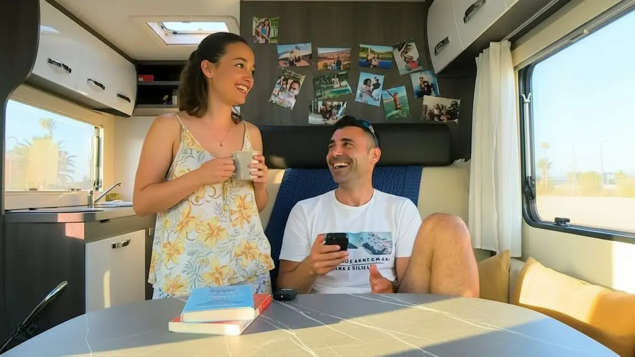  Jos&eacute; i Patri expliquen per qu&egrave; van deixar el lloguer i van escollir viure en una caravana per estalviar i guanyar llibertat &mdash; Imagen generada por IA 