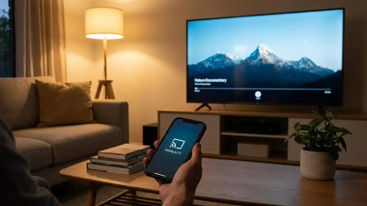 Veure Netflix i Prime Video a la Smart TV utilitzant nom&eacute;s el m&ograve;bil sense necessitat de posar la contrasenya de forma segura i f&agrave;cil &mdash; Imagen generada por IA
